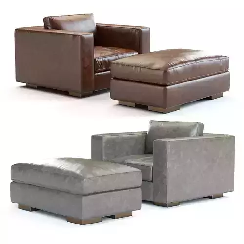 Restoration Hardware - Maddox Leather Armchair