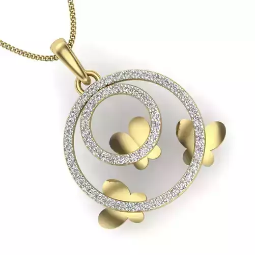 Women pendant 3dm render detail 3D print model