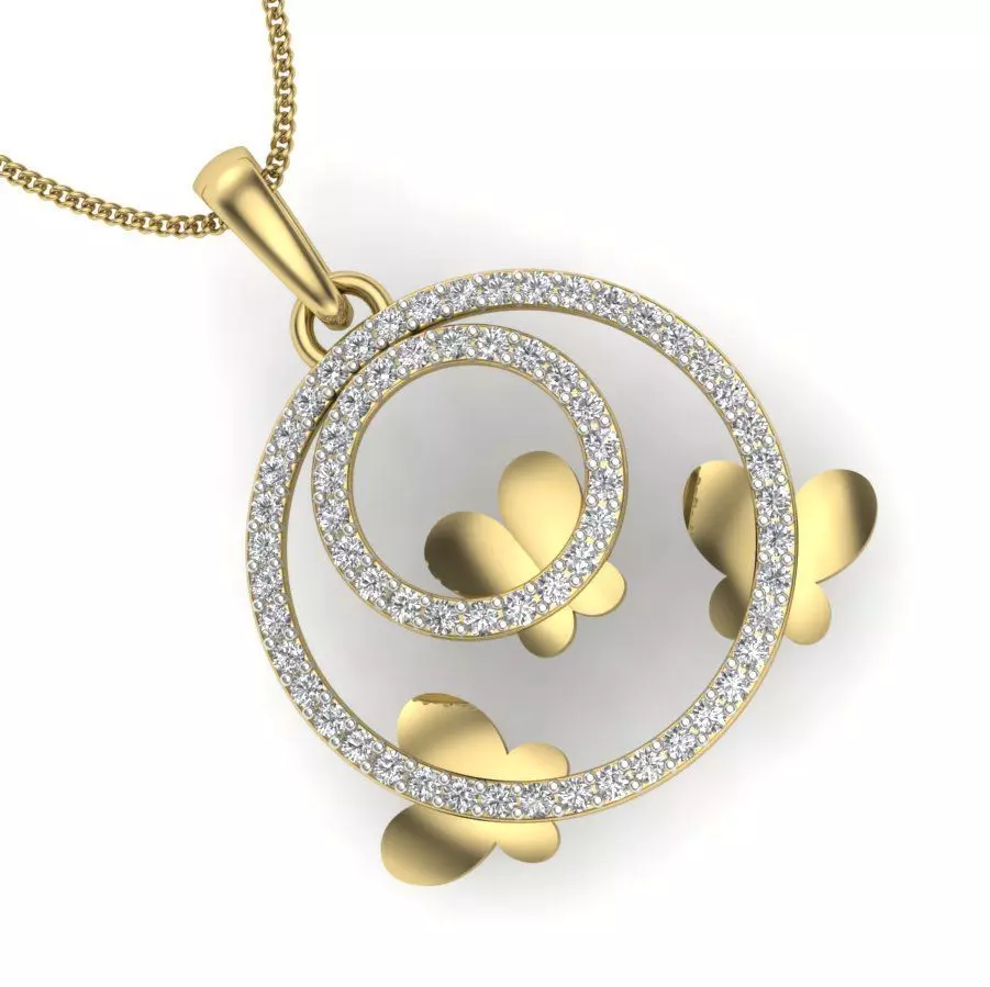 Women pendant 3dm render detail 3D print model 3D print model