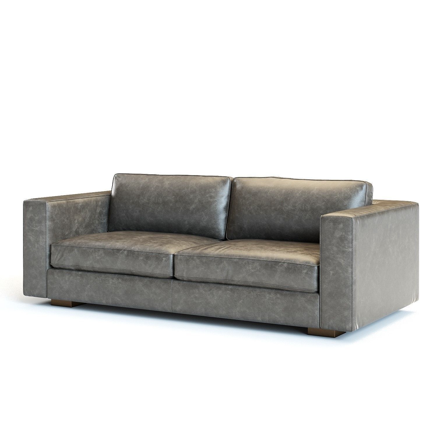 Restoration Hardware - Maddox Leather Sofa 3D model_4