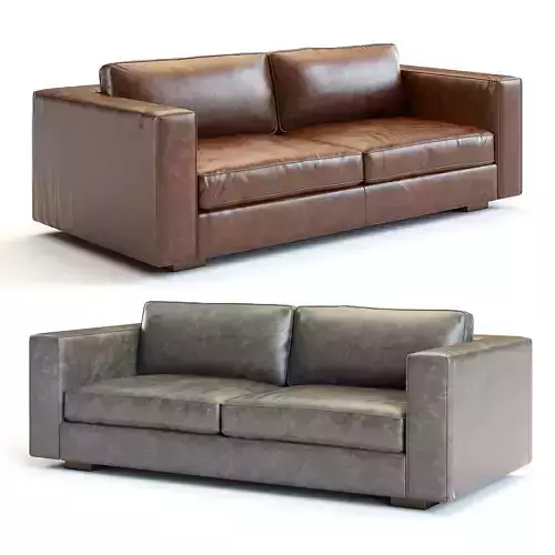 Restoration Hardware - Maddox Leather Sofa 3D model