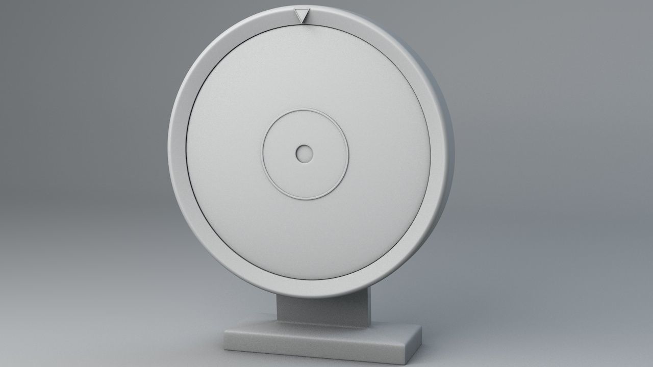 Fortune Wheel High Poly 3D model_12