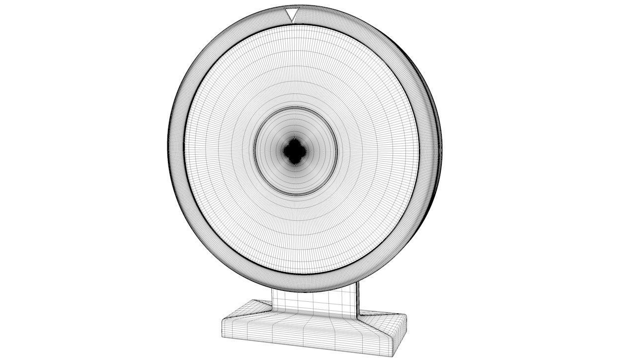 Fortune Wheel High Poly 3D model_15