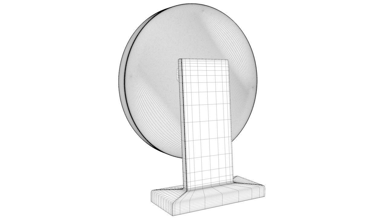 Fortune Wheel High Poly 3D model_17