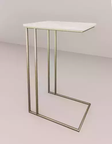Metal side table 