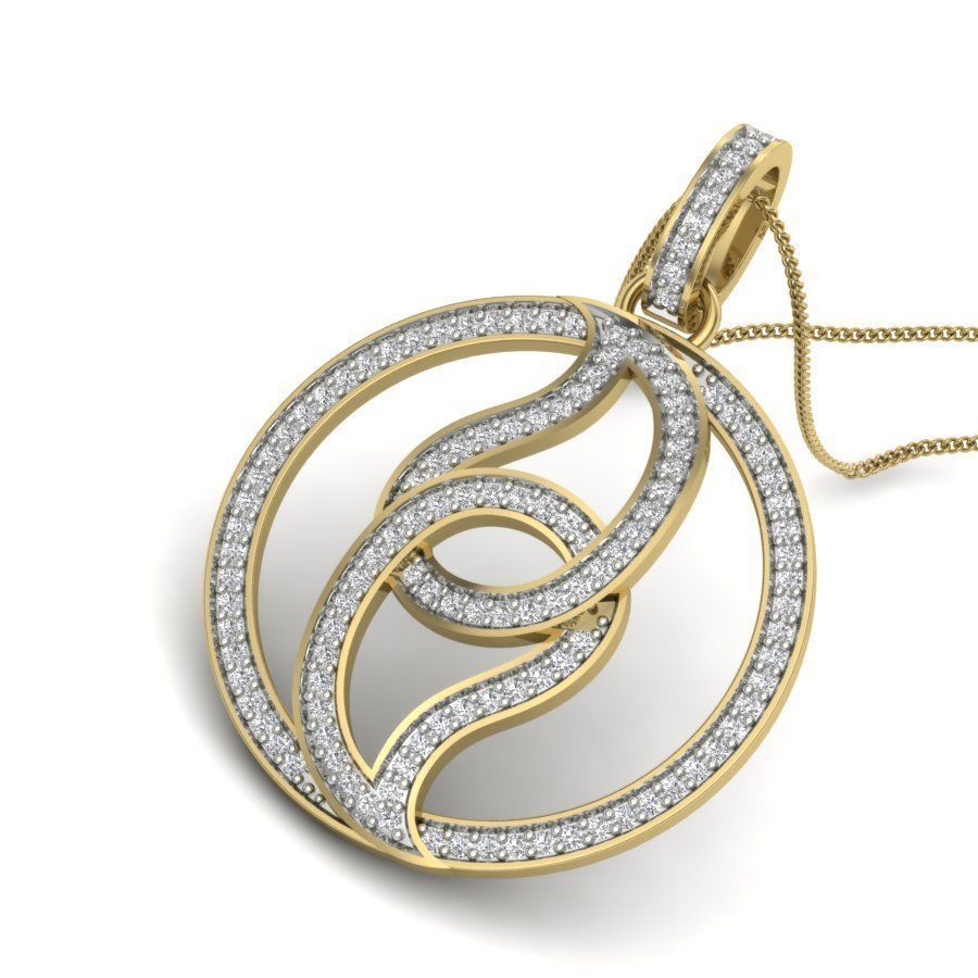 Women pendant 3dm render detail 3D print model 3D print model_4