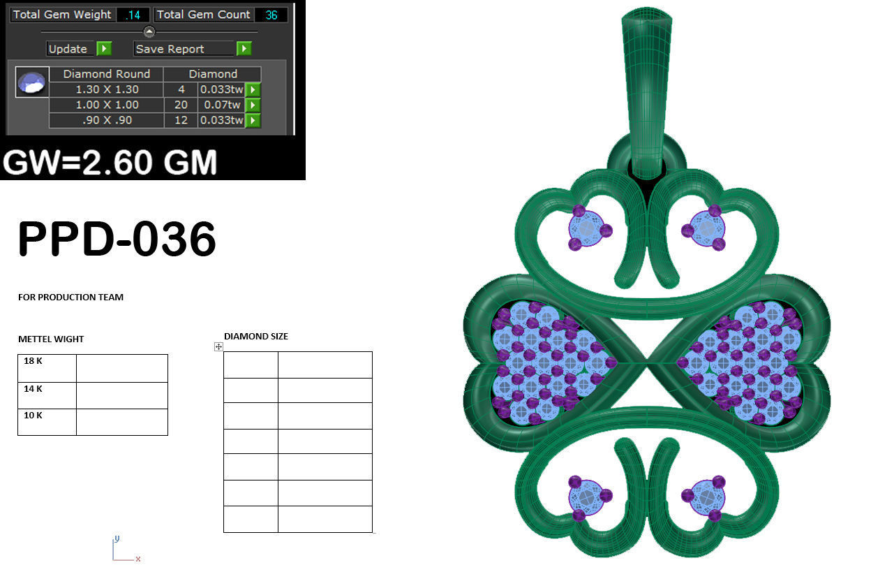 Women pendant 3dm render detail 3D print model 3D print model_6