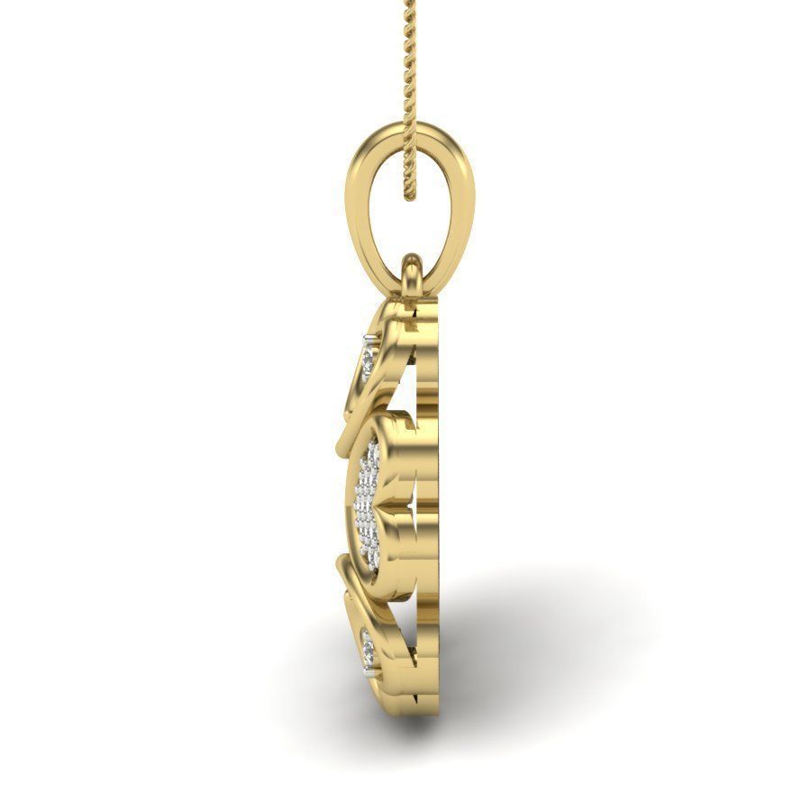Women pendant 3dm render detail 3D print model 3D print model_3