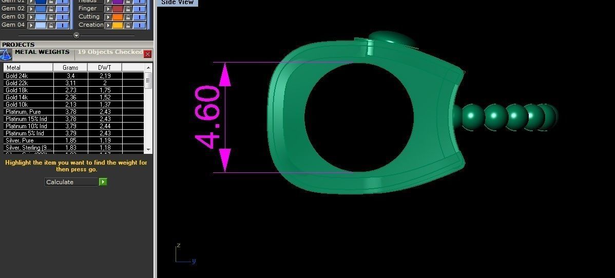 Bag Bead 3D print model_4