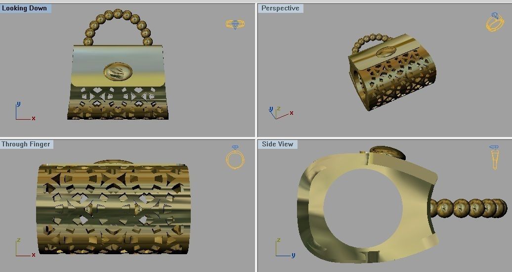 Bag Bead 3D print model_2