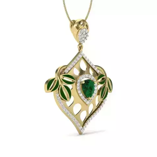 Women pendant 3dm render detail 3D print model