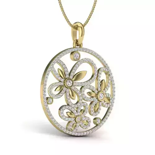 Women pendant 3dm render detail 3D print model