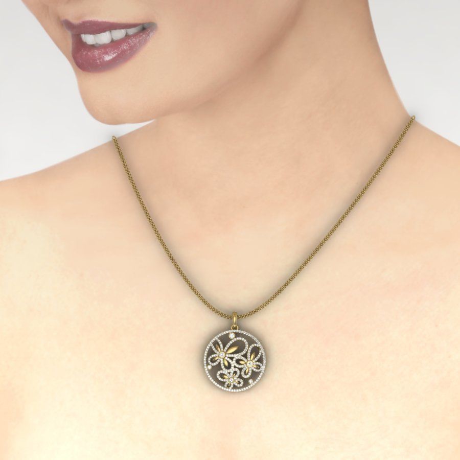 Women pendant 3dm render detail 3D print model 3D print model_1