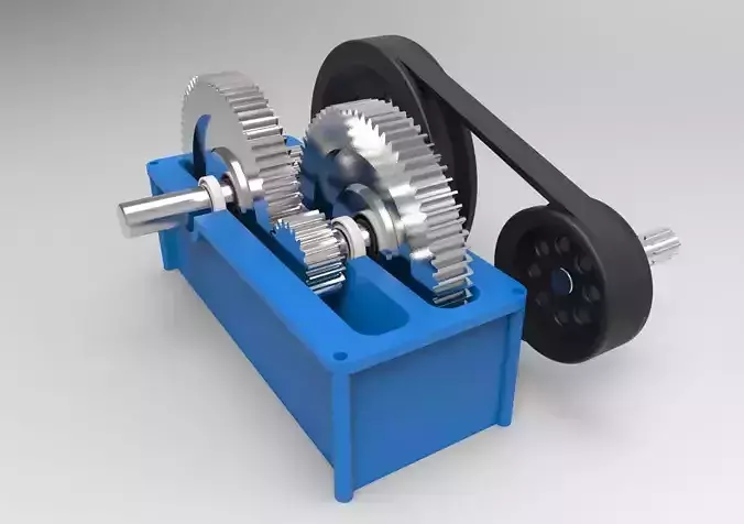 speed reducer 3D model