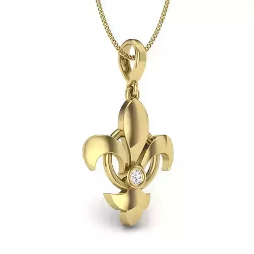 Women pendant 3dm render detail 3D print model