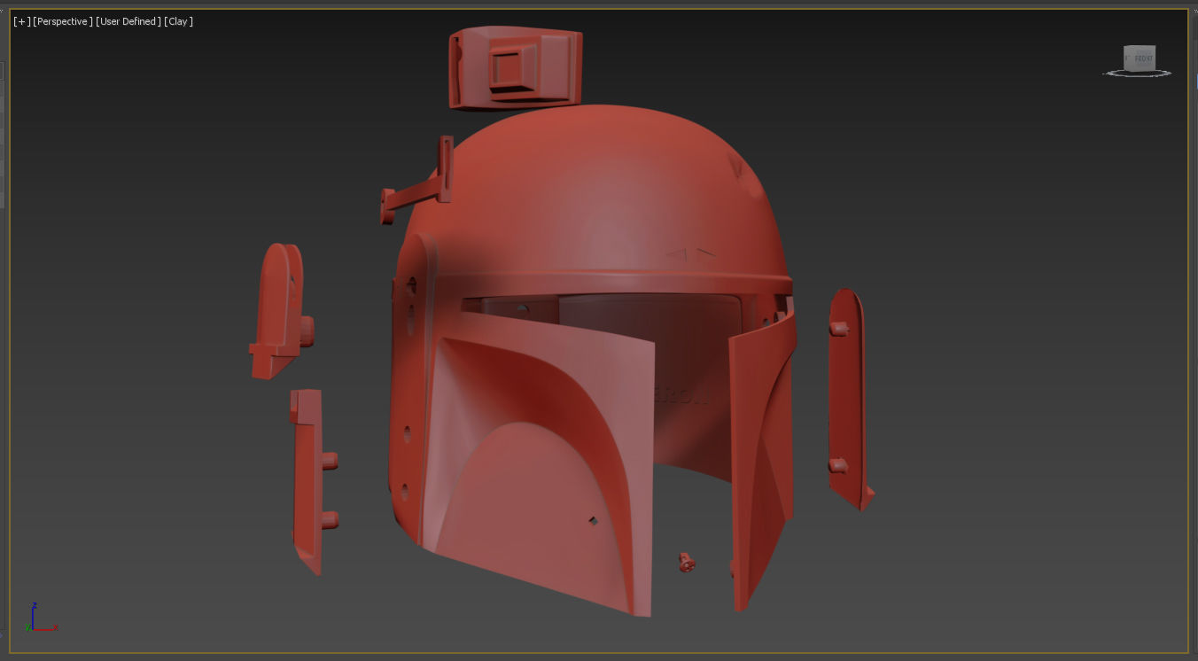 WEARABLE FULL SIZE STAR WARS BOBA FETT HELMET JESUS SALMERON 3D print model_8