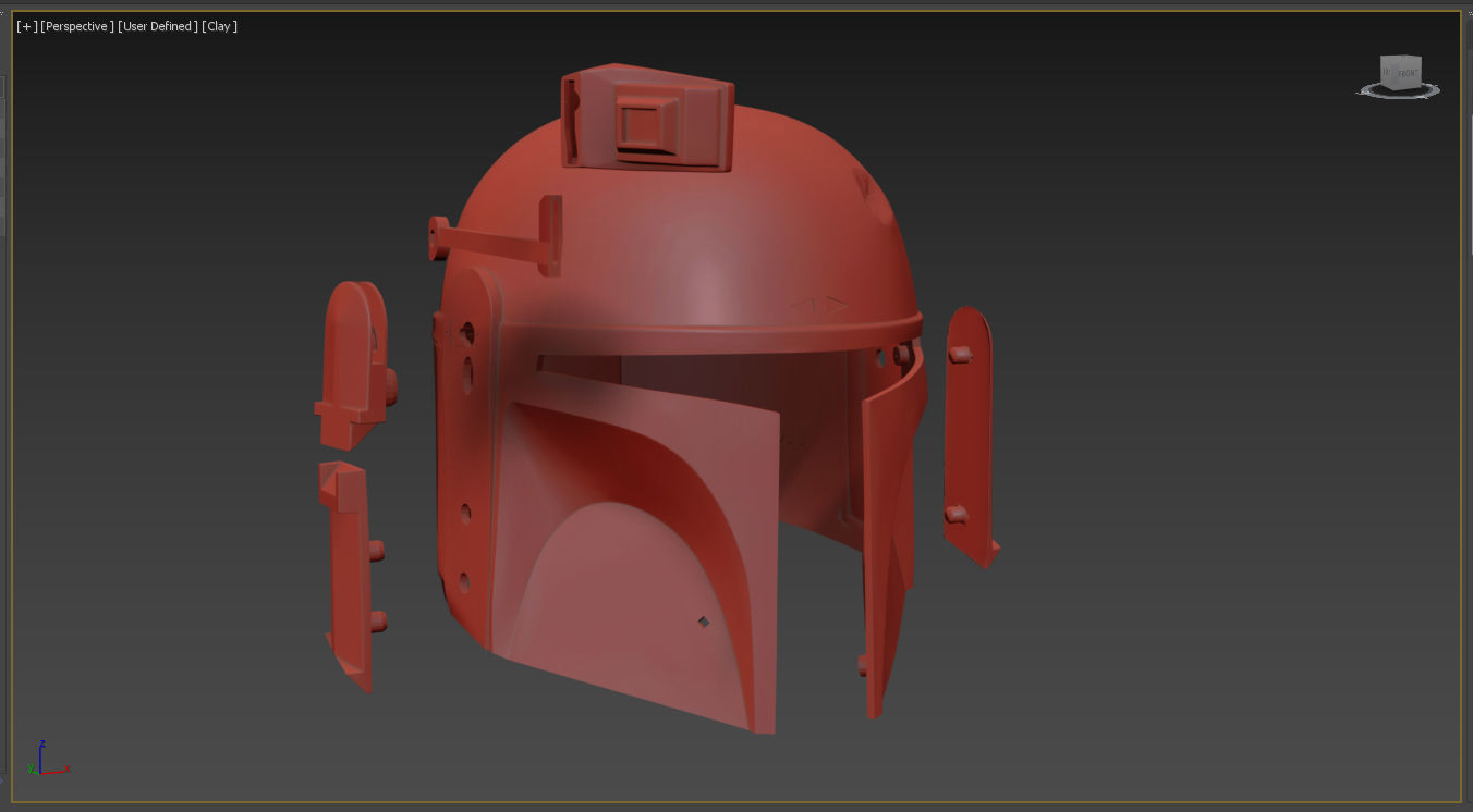 WEARABLE FULL SIZE STAR WARS BOBA FETT HELMET JESUS SALMERON 3D print model_9