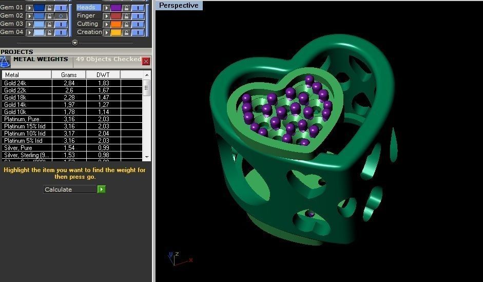 Heart Pandora Bead 3D print model_3