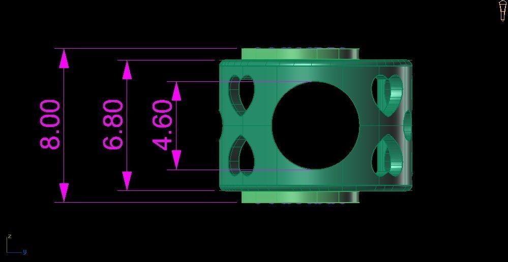 Heart Pandora Bead 3D print model_4