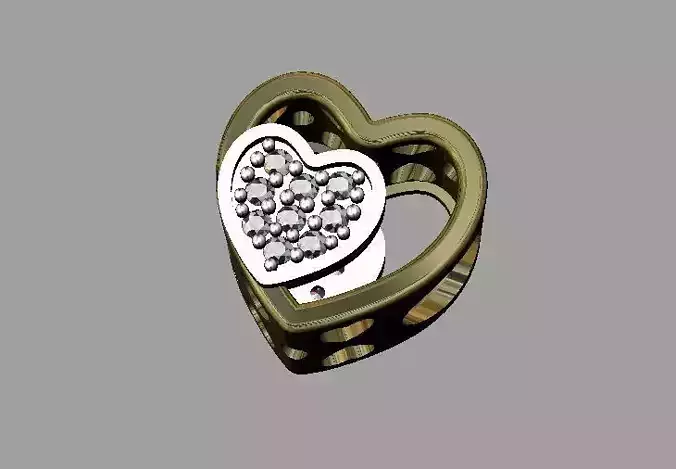 Heart Pandora Bead