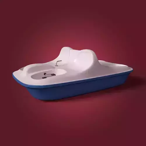 Pedal Boat Low-poly 3D model