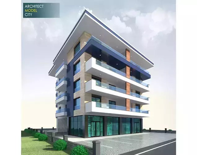 Architectural 3D Home Model  Low-poly 3D model