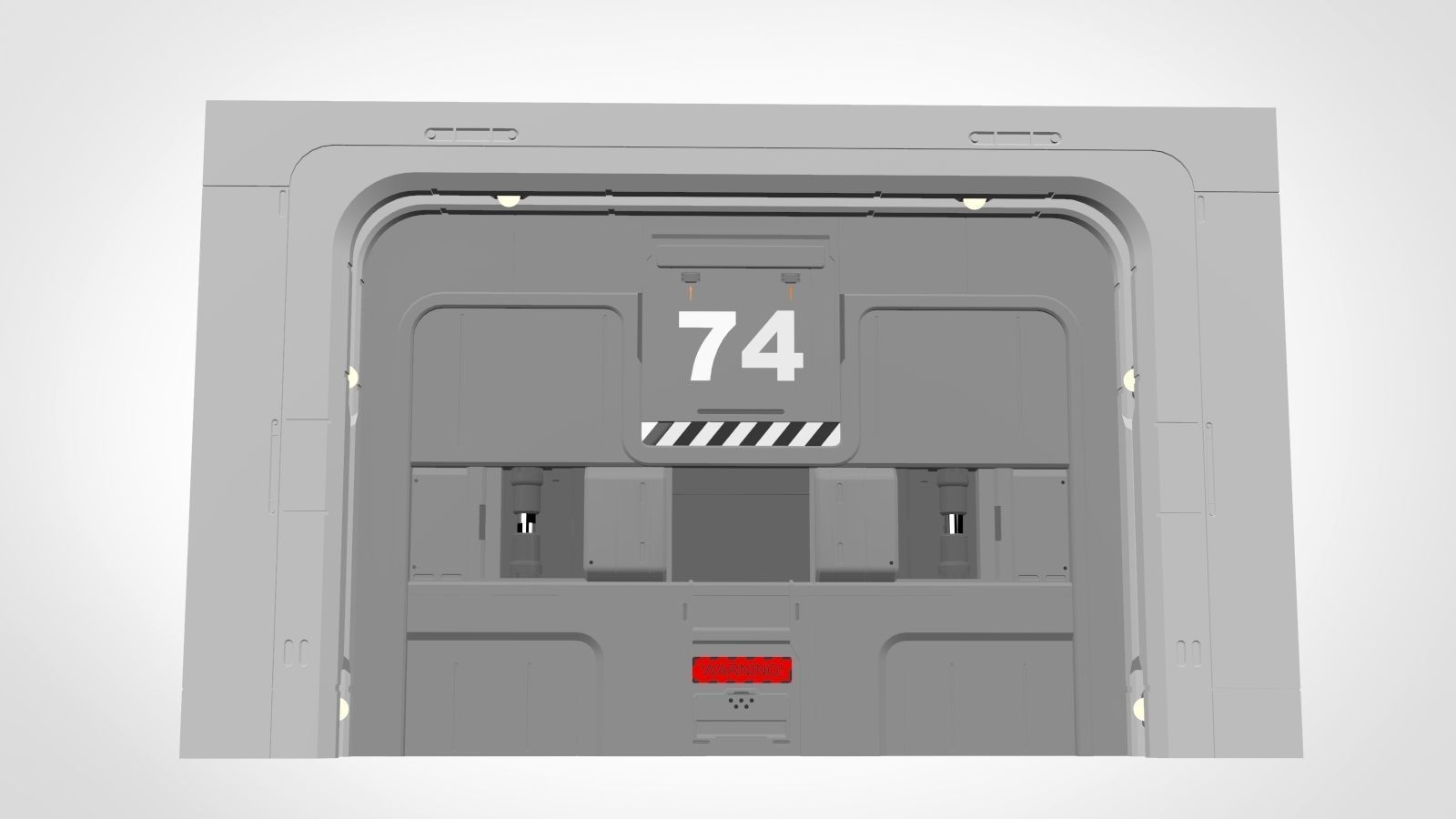 sci fi door 17 3D model_4