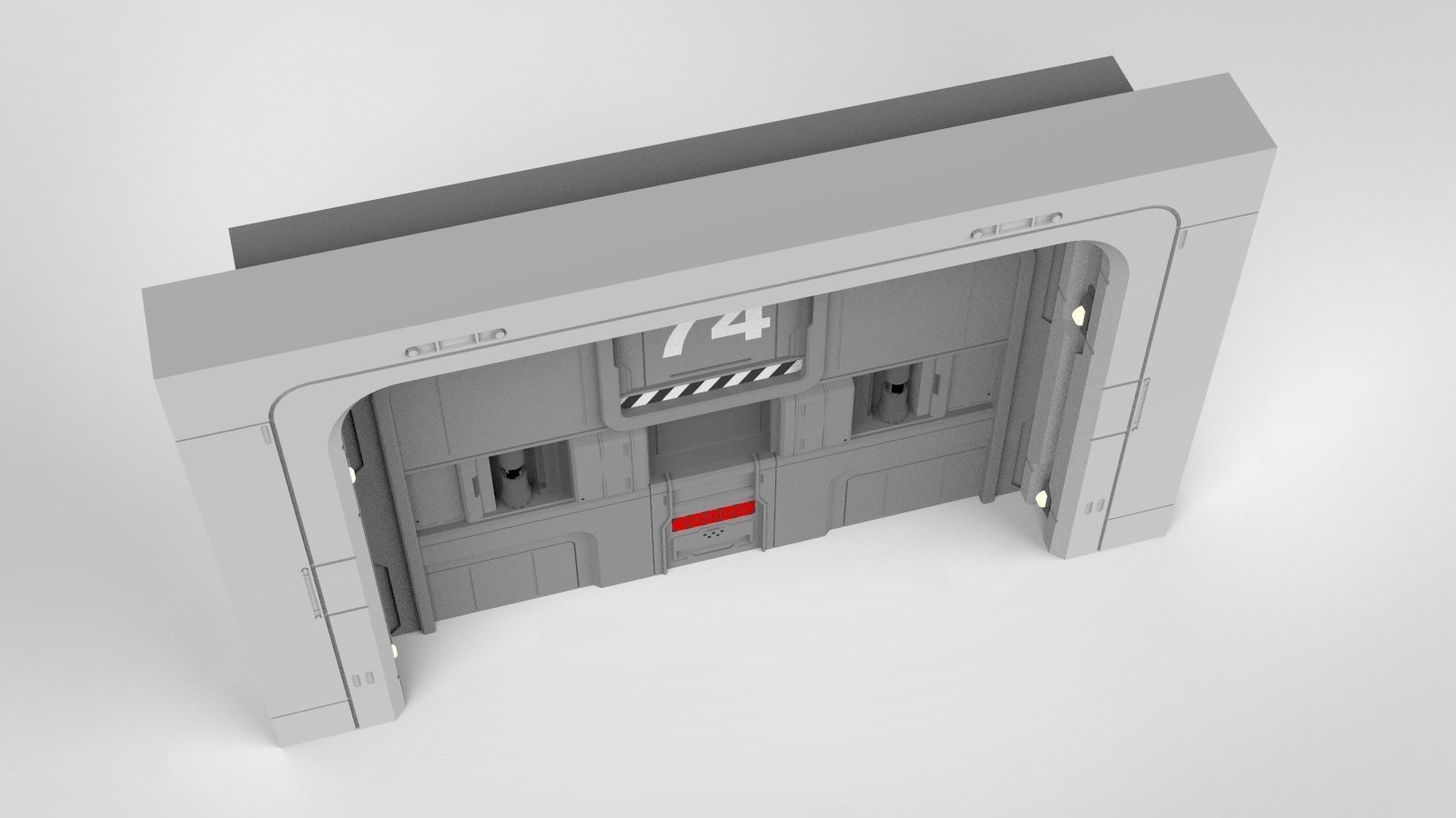 sci fi door 17 3D model_7