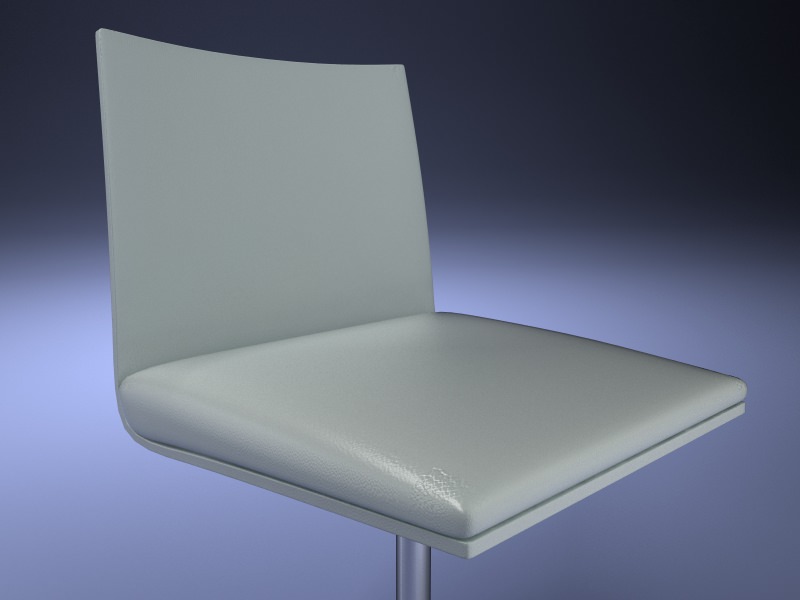 Contemporary Pedestal Chair 37 3D model_5