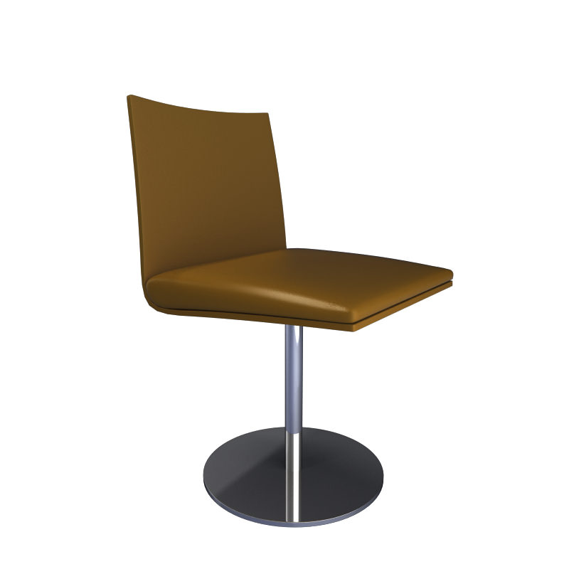 Contemporary Pedestal Chair 37 3D model_2
