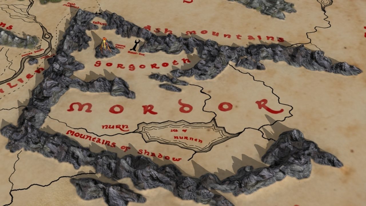 3d map of Middle Earth 3D model_6
