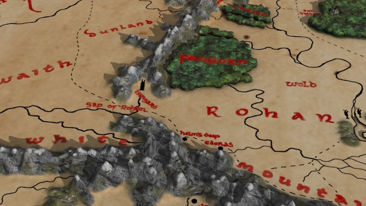 3d map of Middle Earth 3D model_8