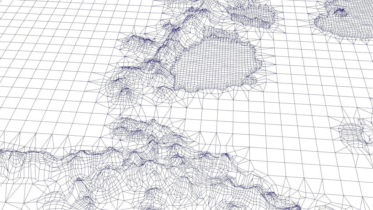 3d map of Middle Earth 3D model_10