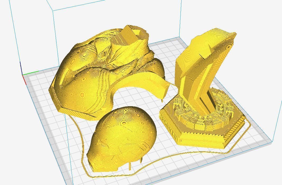 Ironman Mark 85 Bust - Infinity war - Endgame - from Marvel 3D print model_16