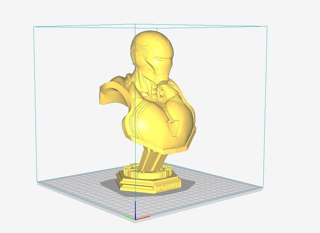 Ironman Mark 85 Bust - Infinity war - Endgame - from Marvel 3D print model_15