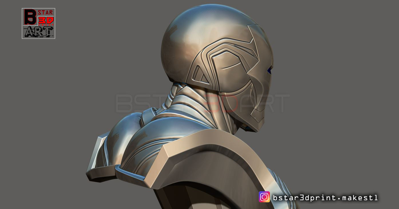 Ironman Mark 85 Bust - Infinity war - Endgame - from Marvel 3D print model_12