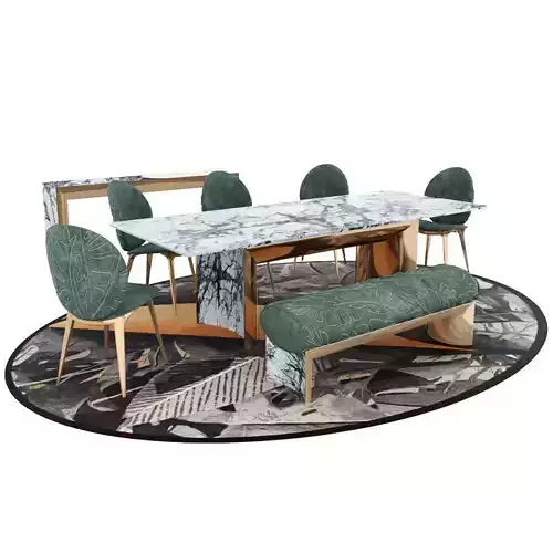 Visionnaire Kerwan  Dining room 3D model