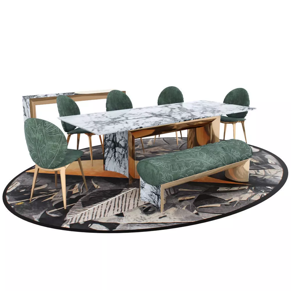 Visionnaire Kerwan Dining room 3D model_0