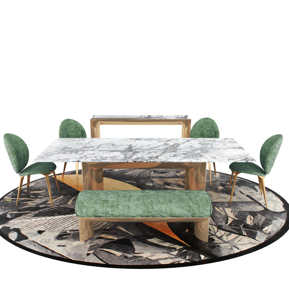 Visionnaire Kerwan Dining room 3D model_2