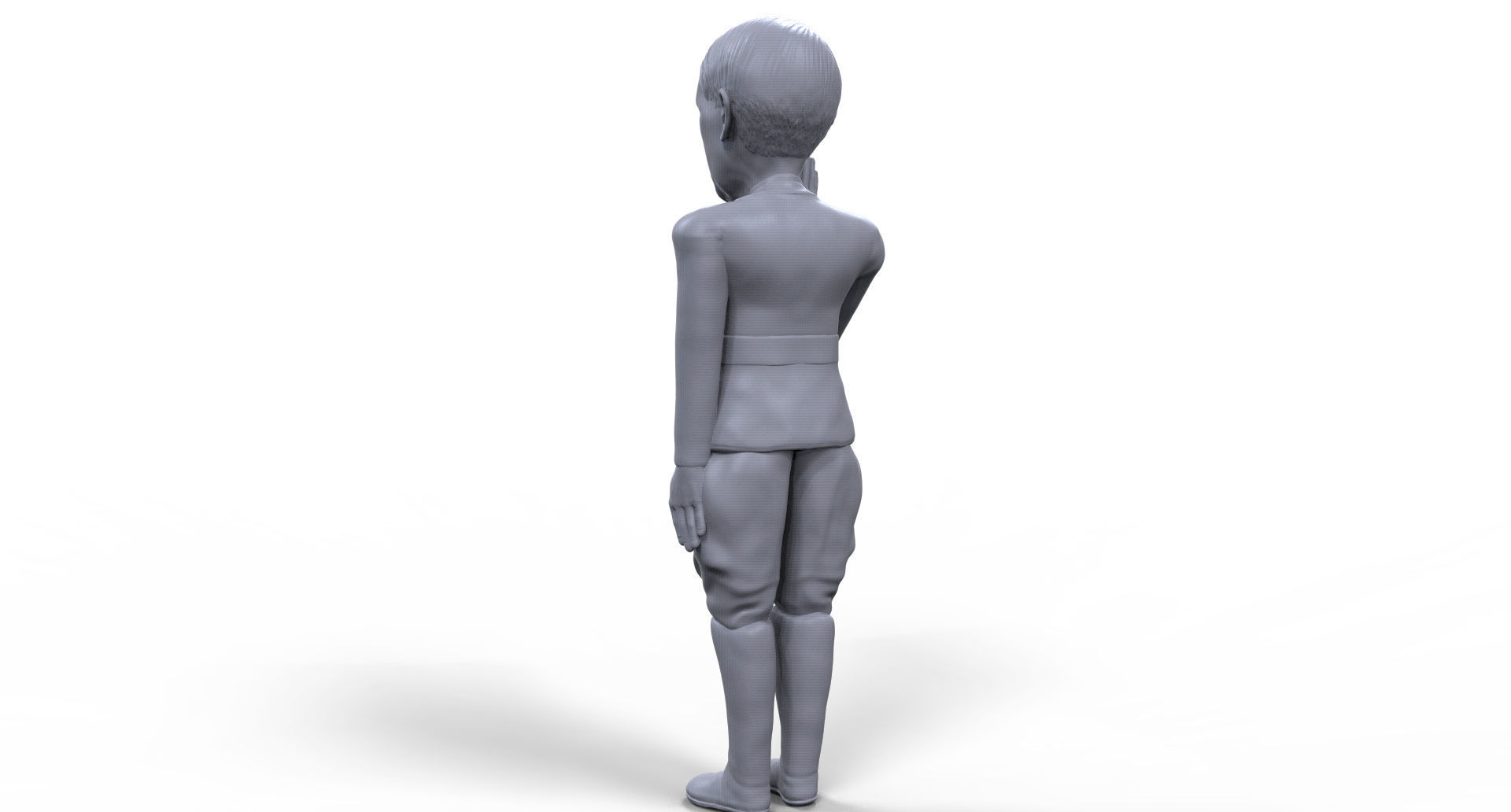 Hitler stylized high quality 3D printable miniature 3D print model_3