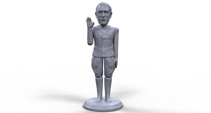 Hitler stylized high quality 3D printable miniature 3D print model