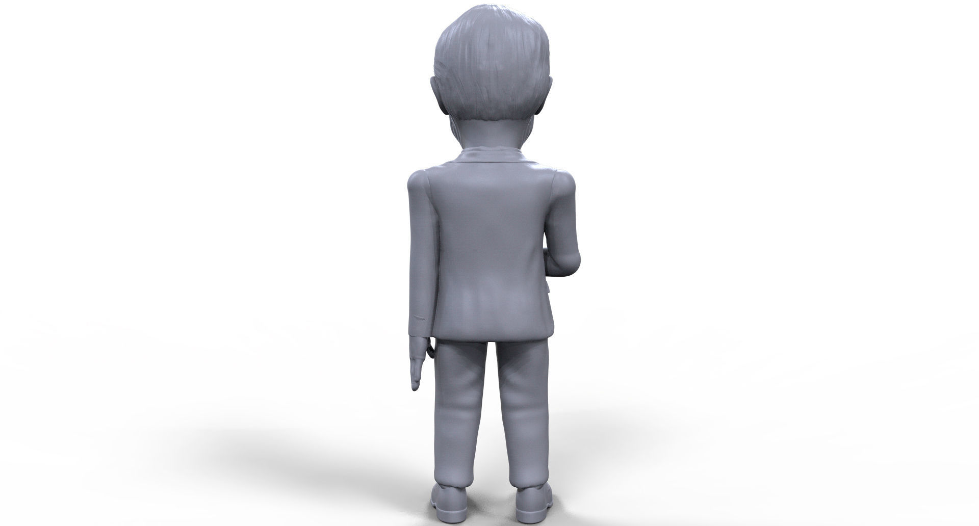 Jimmy Carter stylized high quality 3D printable miniature 3D print model_5