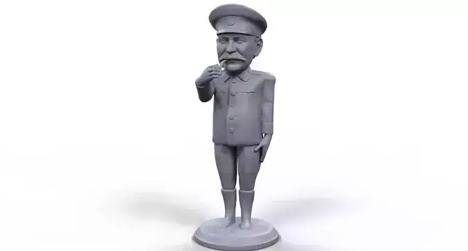 Stalin stylized high quality 3D printable miniature 3D print model