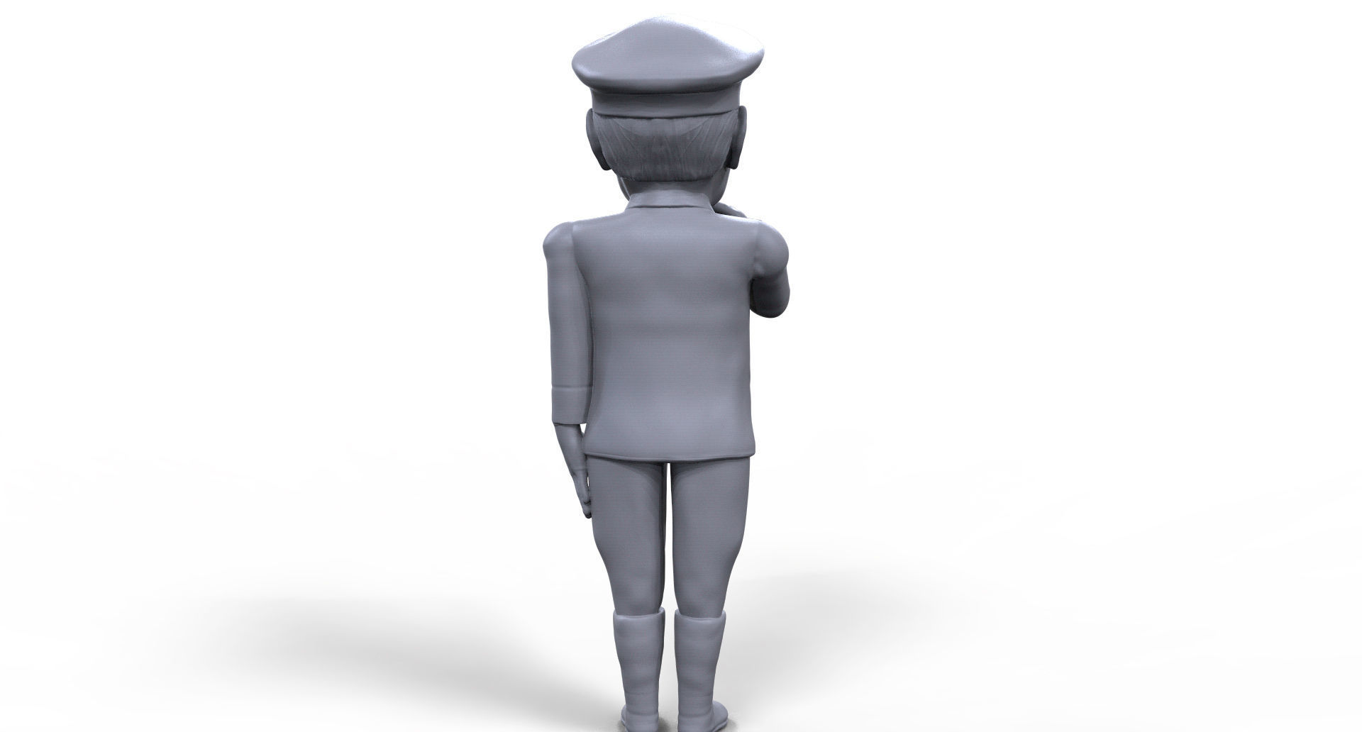 Stalin stylized high quality 3D printable miniature 3D print model_5
