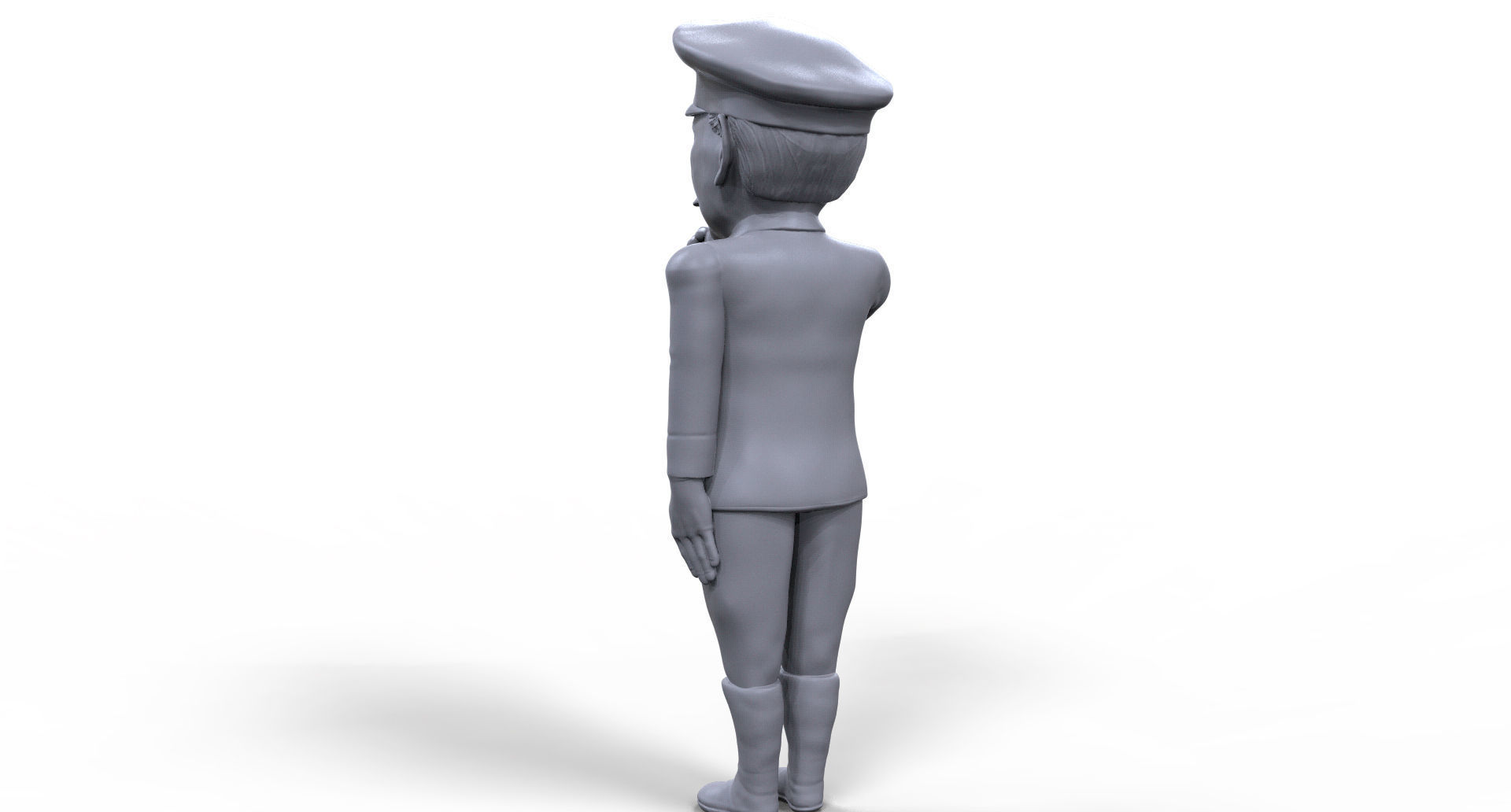 Stalin stylized high quality 3D printable miniature 3D print model_4