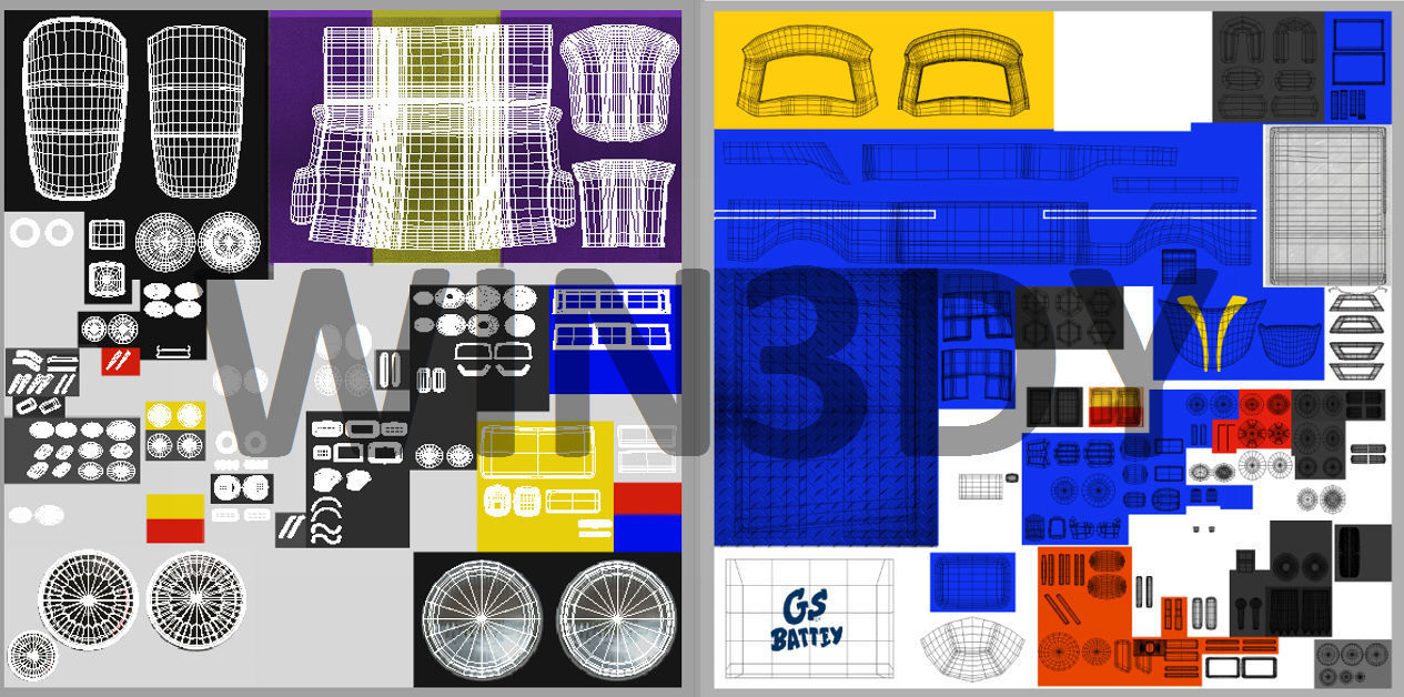 TuckTuck taxi tuk - tuk 3D model_4