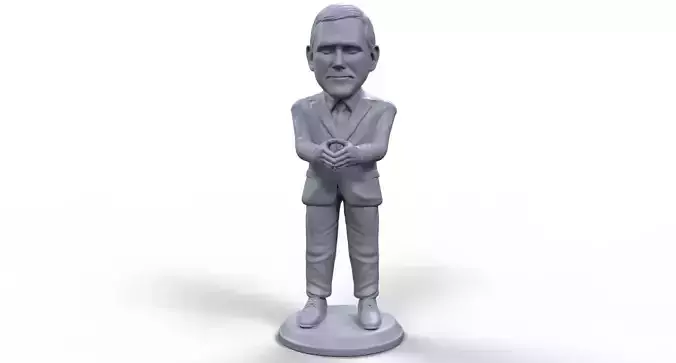 Mike Pence stylized high quality 3d printable miniature