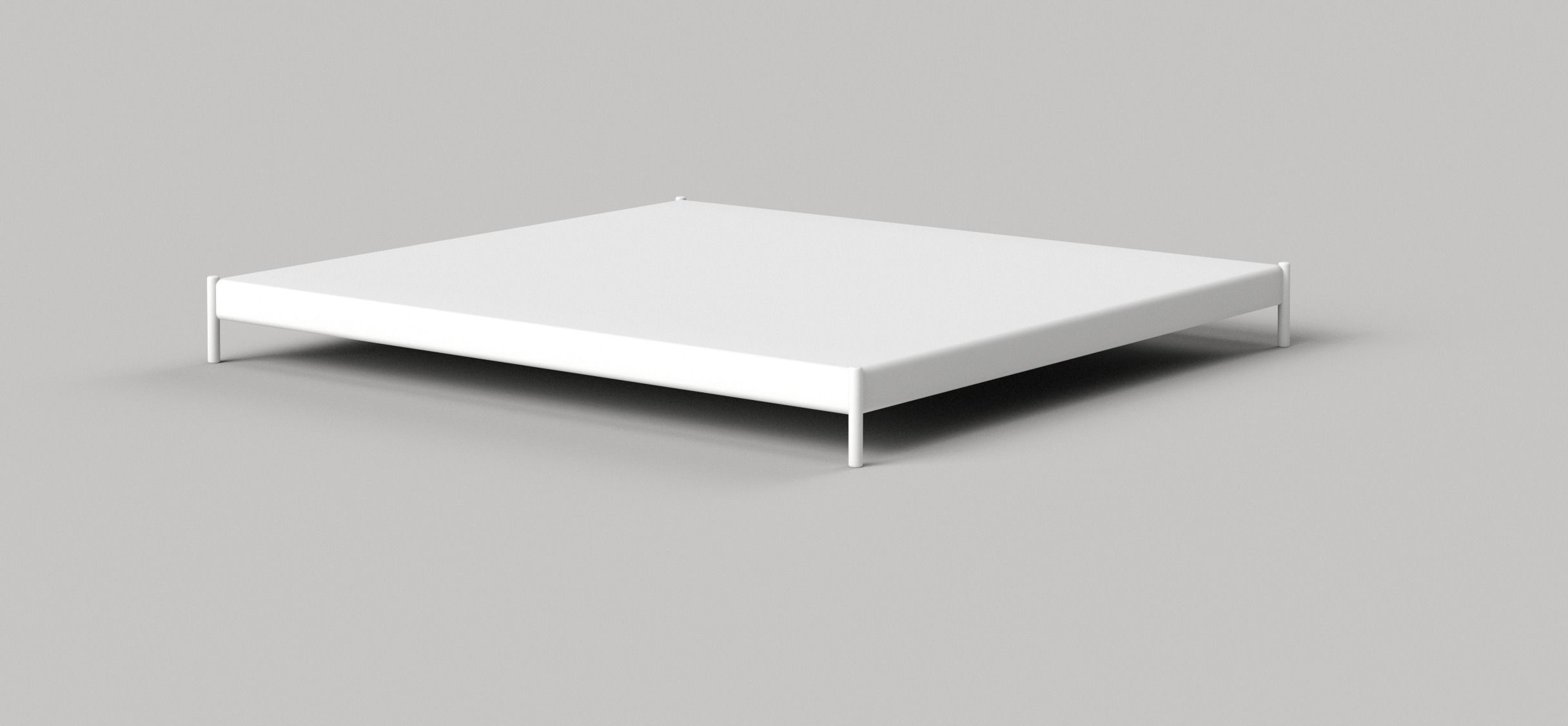 Minimal Bed Base 3D model_1