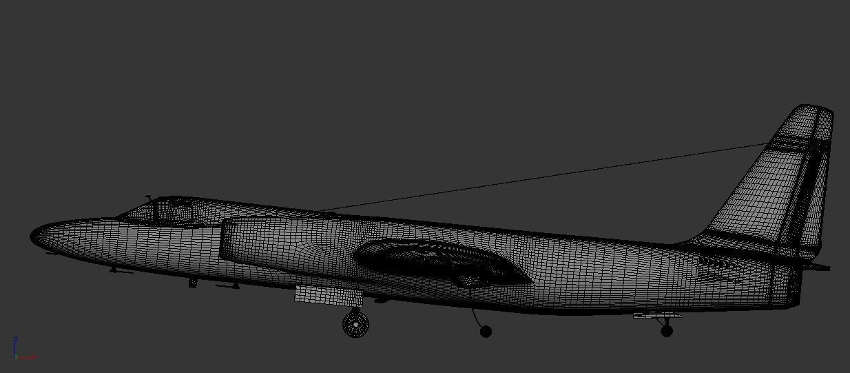 u-2 Lockheed 3D model_2