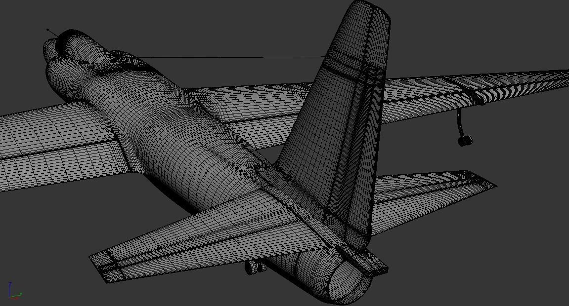 u-2 Lockheed 3D model_5